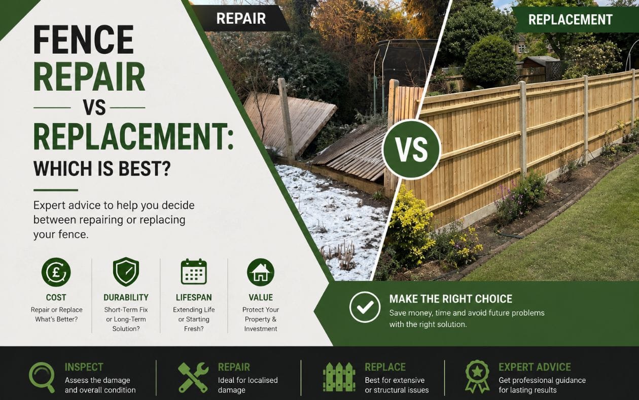 repair or replace a fence