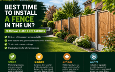 Best Time to Install a Fence in the UK